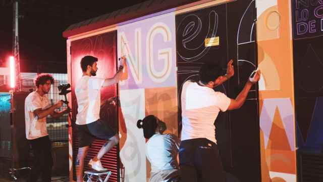 Artistas vallisoletanos convierten centros de transformación de i-DE en lienzos de arte urbano
