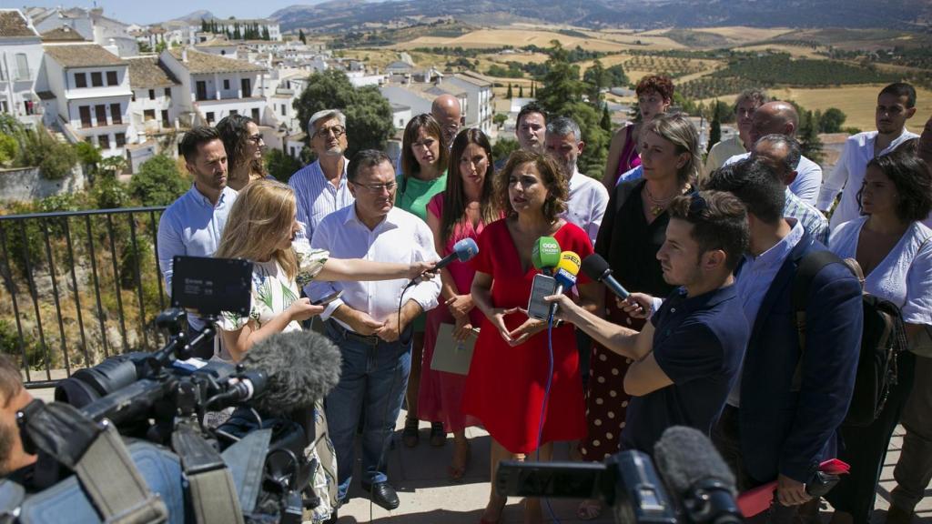 María Jesús Montero, en Ronda.