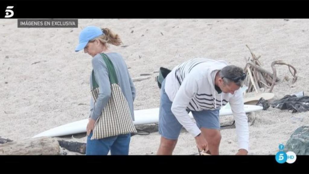 La infanta Cristina e Iñaki, juntos en Bidart.