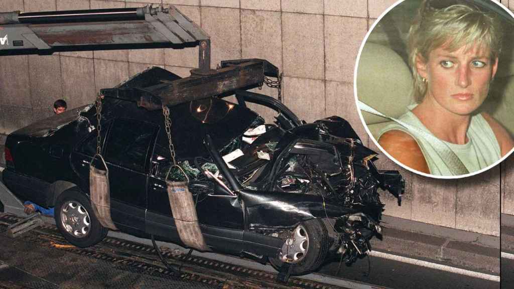 El accidente de Diana de Gales en París.