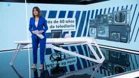 Ana Blanco, en el ‘Telediario’