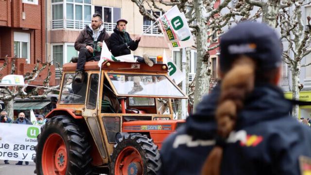 Una manifestación de UCCL en León