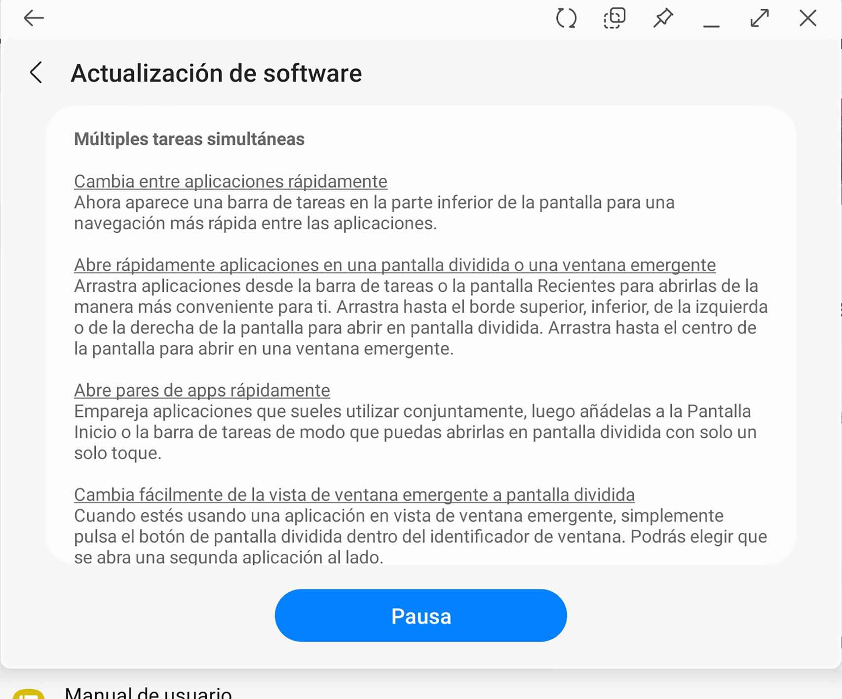 One UI 4.1.1 con Android 12L