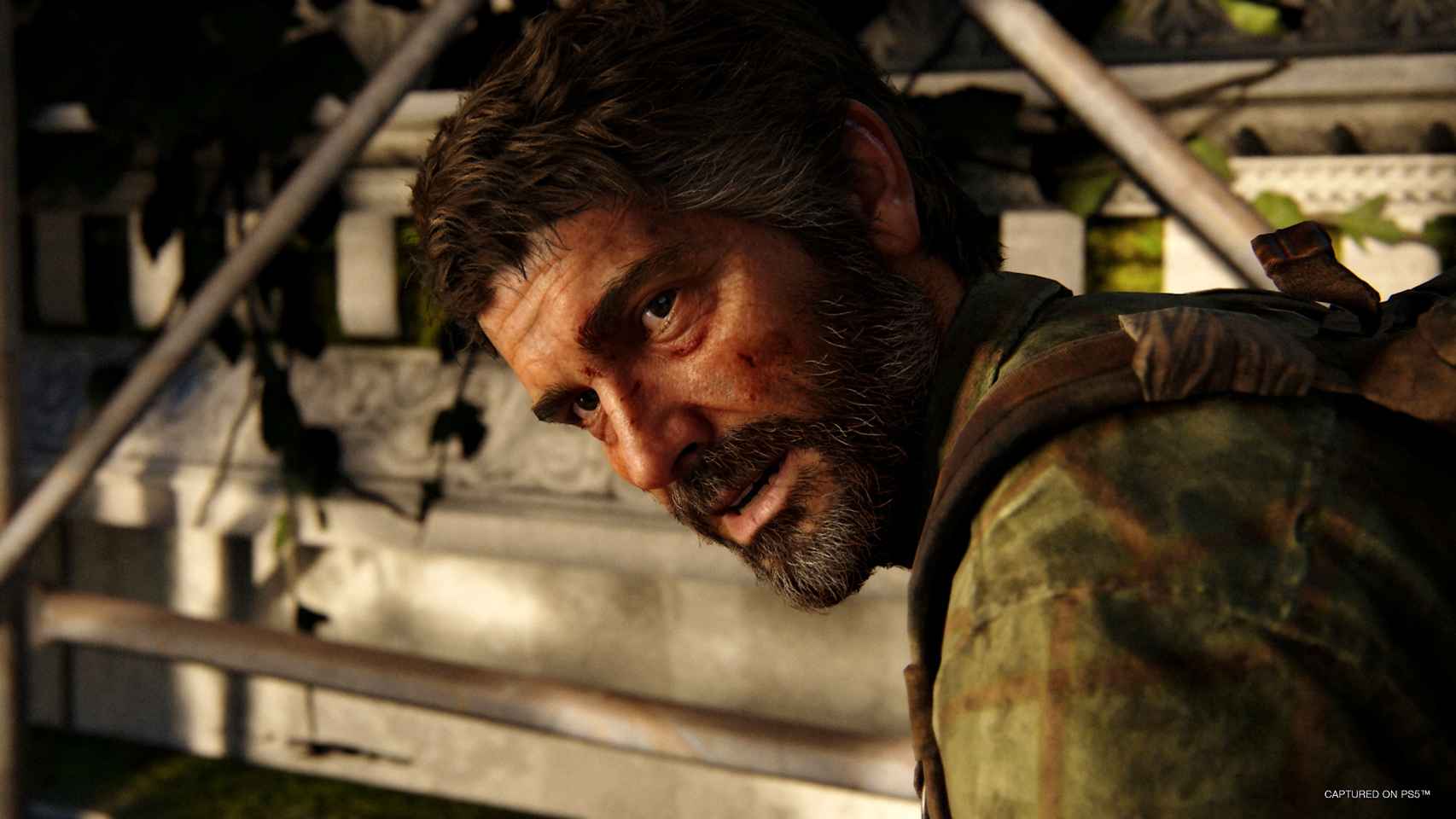 Joel en una captura de pantalla del 'remake' del juego para PS5