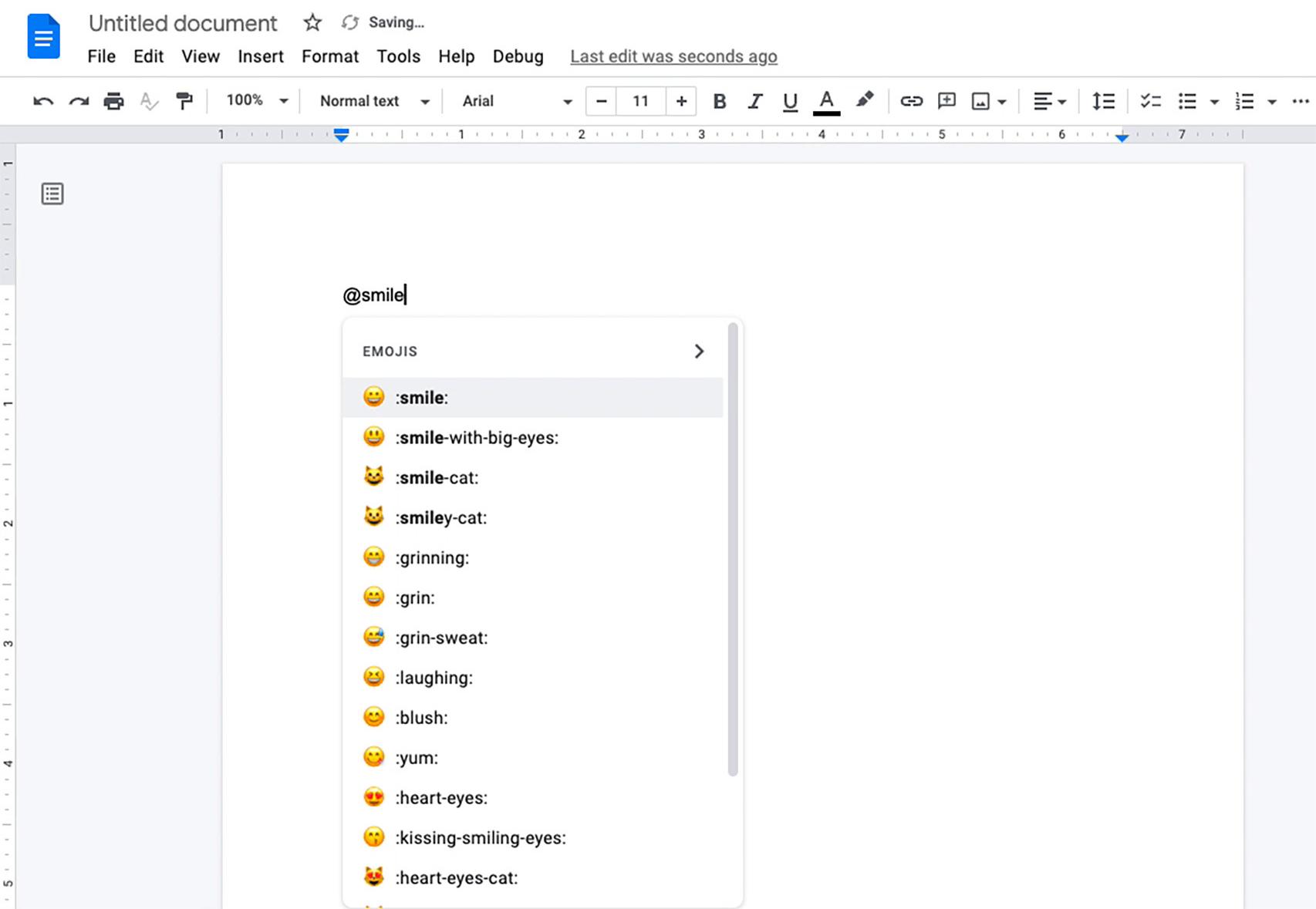 Así de fácil es ahora usar emojis en Google Docs