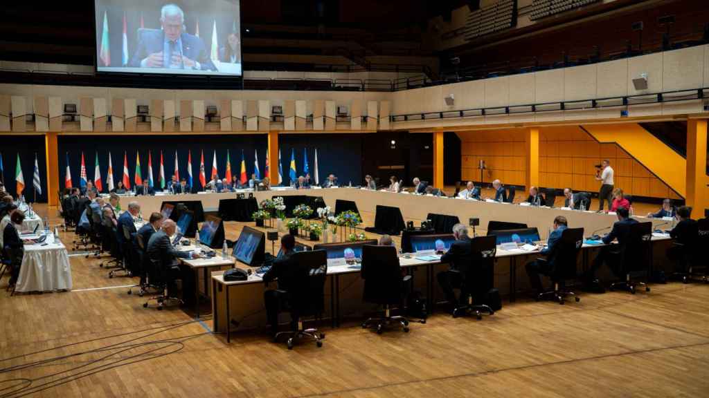 Los ministros de Exteriores de los 27 han concluido este miércoles su reunión informal en Praga