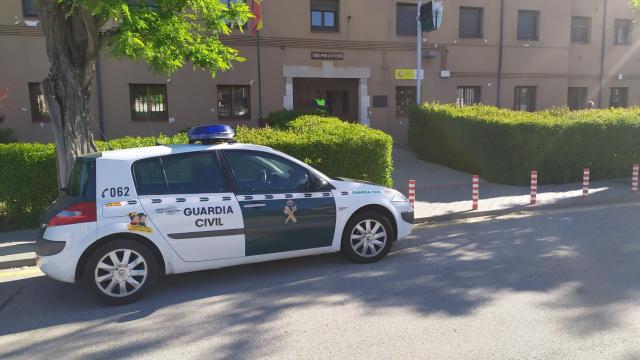 El cuartel de la Guardia Civil de Almazán.