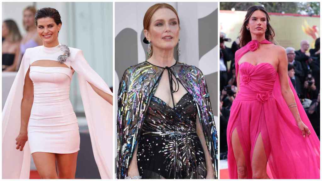 De las transparencia de Julianne Moore al estilo 'Barbie' de Alessandra Ambrosio: los 'looks' del arranque del Festival de Venecia