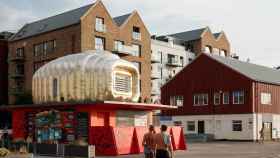 El prototipo de Martian House que se exhibe en Bristol