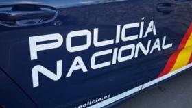 Un coche patrulla de la Policía Nacional.