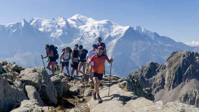 Una de las carreras organizadas por Strava alrededor del UTMB del Mont Blanc