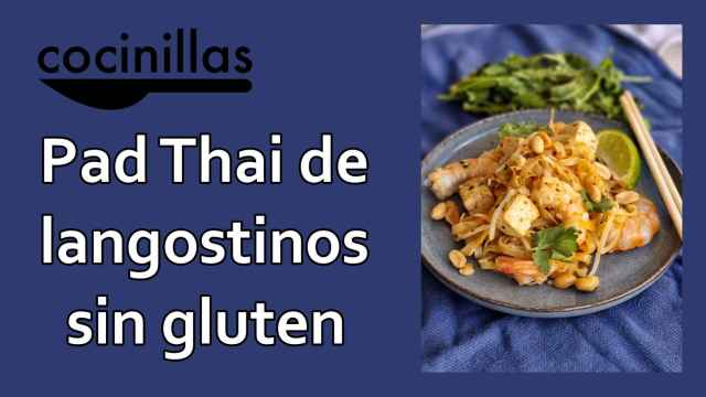 Pad Thai de langostinos y tofu