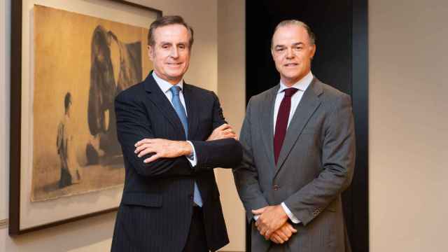 José Couret e Iván Basa, anterior y actual director general de Lombard Odier en España.