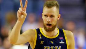 Dzanan Musa, en un partido de Bosnia y Herzegovina del Eurobasket 2022