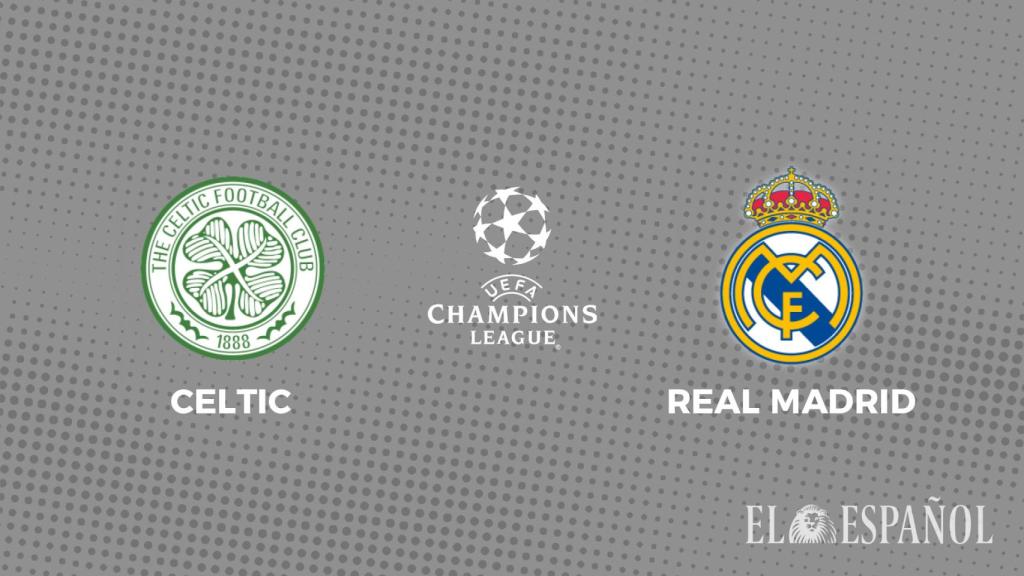 Dónde ver el Celtic FC - Real Madrid? Fecha, hora y TV del partido de Champions League
