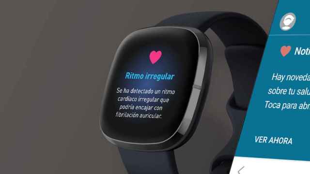 Aviso de ritmo cardíaco en Fitbit