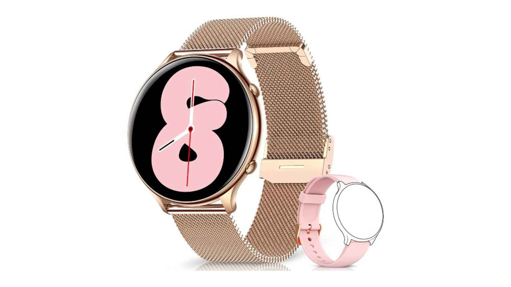Oferta NAIXUES Smartwatch Mujer, Reloj Inteligente Mujer IP67