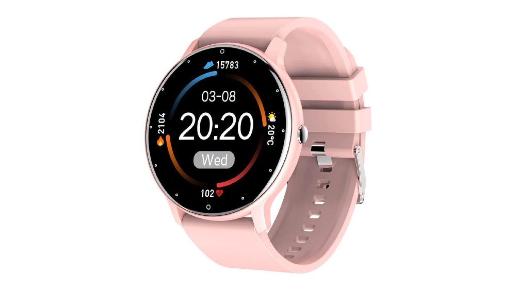 Reloj Inteligente Mujer, smartwatch,redondo,rosa de segunda mano por 28 EUR  en Tortosa en WALLAPOP