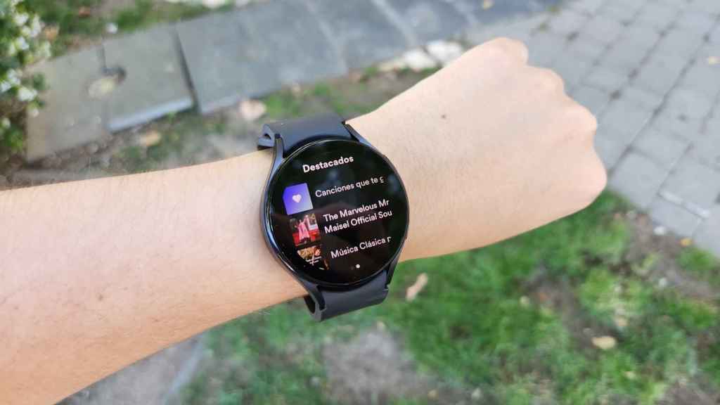 Escuchar podcasts en Spotify con Samsung Galaxy Watch 5