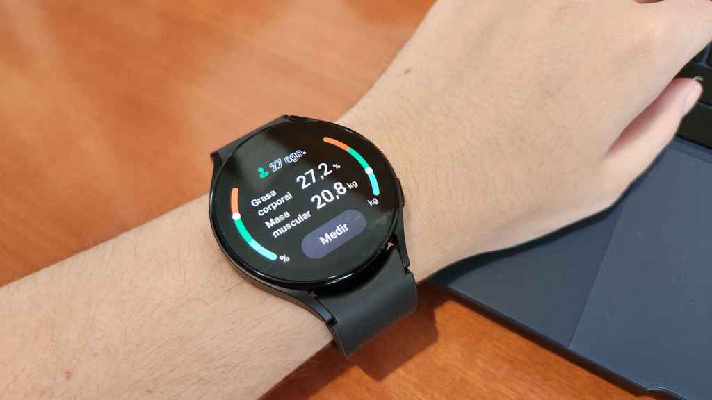 Medición BIA en el Samsung Galaxy Watch 5