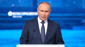 Vladimir Putin este miércoles en el VII Foro Económico Oriental en Vladivostok.