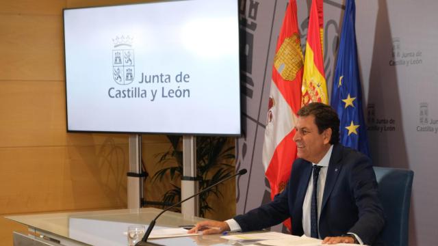 Fernández Carriedo en la rueda de prensa posterior al Consejo de Gobierno