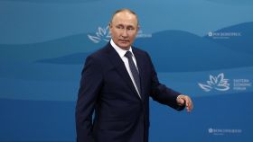 Vladimir Putin en el VII Foro Económico Oriental de Vladivostok.