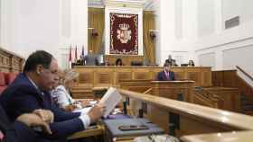 Intervención del consejero de Fomento, Nacho Hernando, este jueves en el Pleno de las Cortes de Castilla-La Mancha