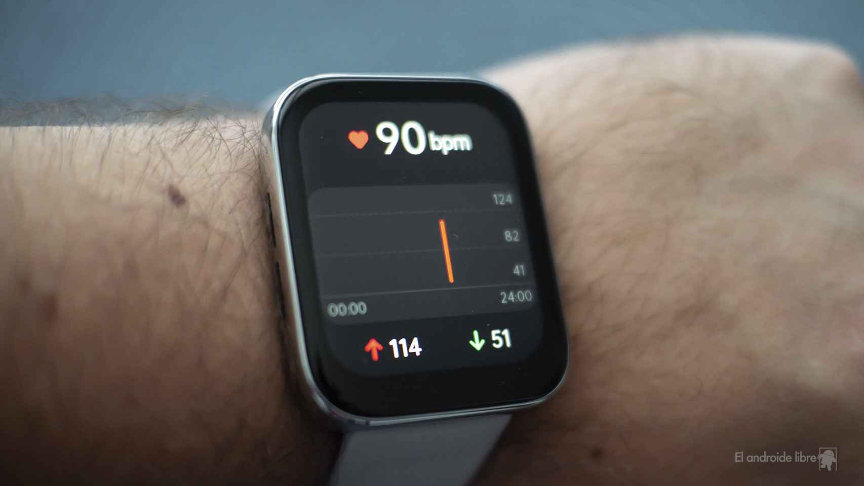 realme Watch 3 sensor de ritmo cardíaco