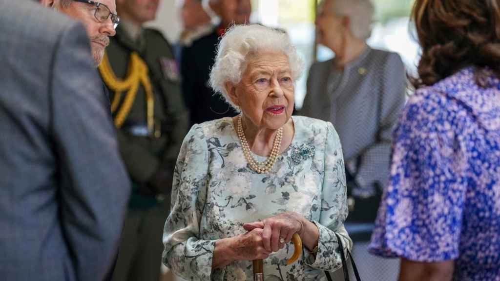 Isabel II en un acto público en Maidenhead, en julio de 2022.