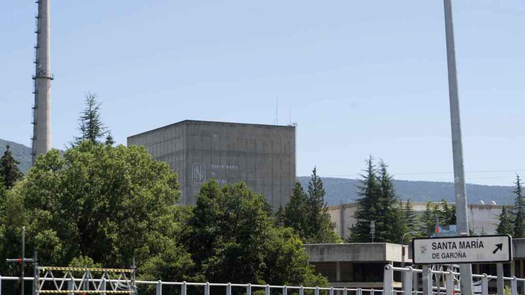 Imagen de la central nuclear de Garoña, en Burgos