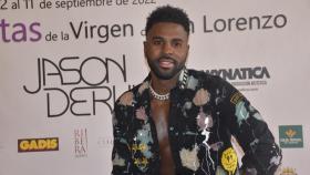 jason Derulo durante la rueda de prensa en Valladolid