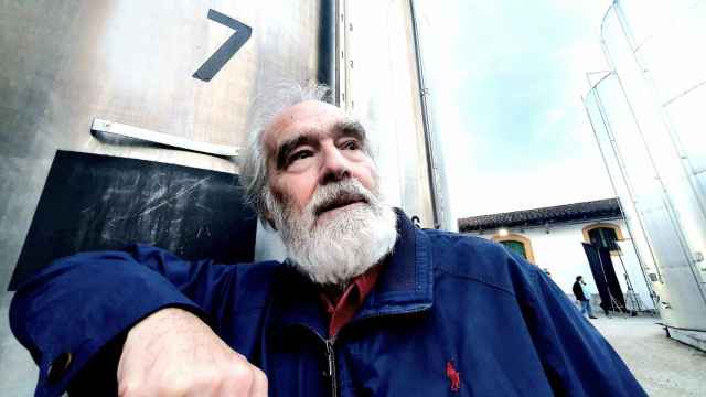 Gonzalo García-Pelayo durante el rodaje de 'Siete jereles'