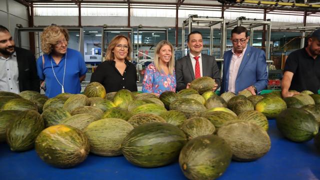 Francisco Martínez Arroyo, consejero de Agricultura, en Tomelloso. Foto: JCCM.