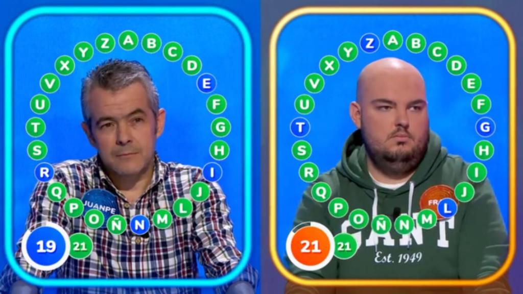 Juan Pedro Gómez, participando en la Copa de Maestros de Pasapalabra, este 2022.