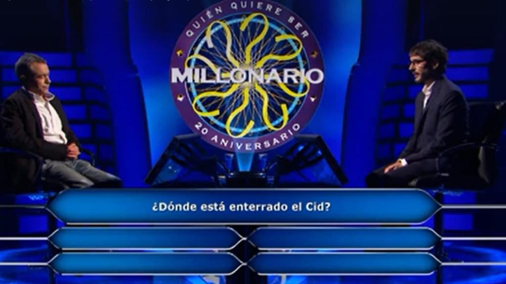 Juan Pedro Gómez, en 'Quien quiere ser millonario'.