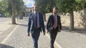 David Hierro y García Gallardo en una visita reciente a Palencia