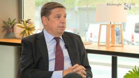Luis Planas, ministro de Agricultura, Pesca y Alimentación, este viernes en Aragón TV.