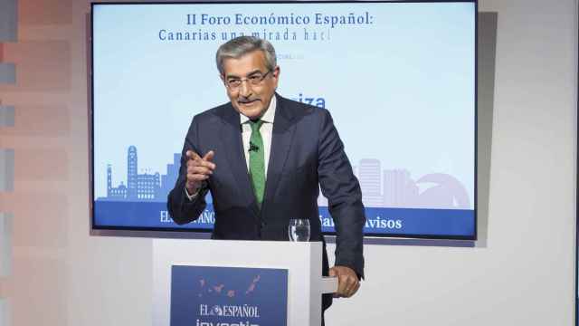 El vicepresidente del Gobierno de Canarias, Román Rodríguez