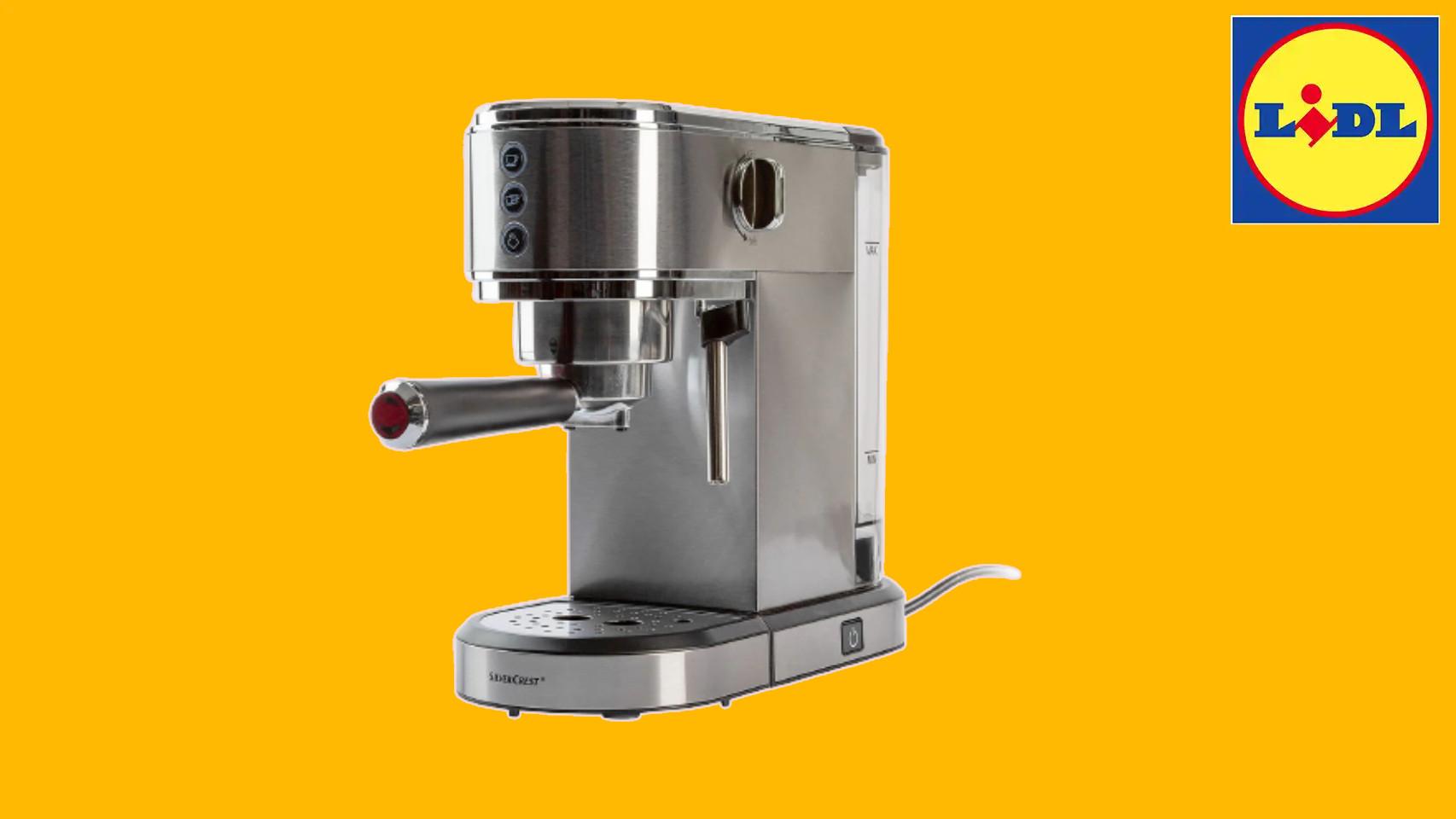 La cafetera espresso vintage que triunfa en Lidl por su calidad-precio. La  compra más inteligente