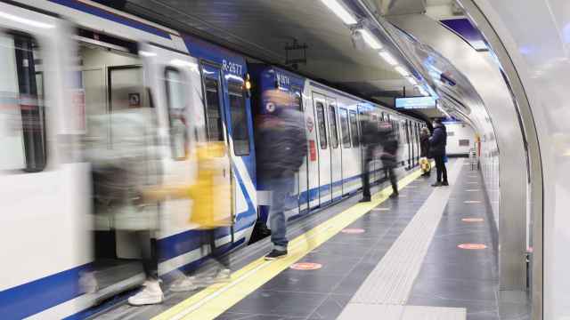 Un tren del Metro de Madrid.