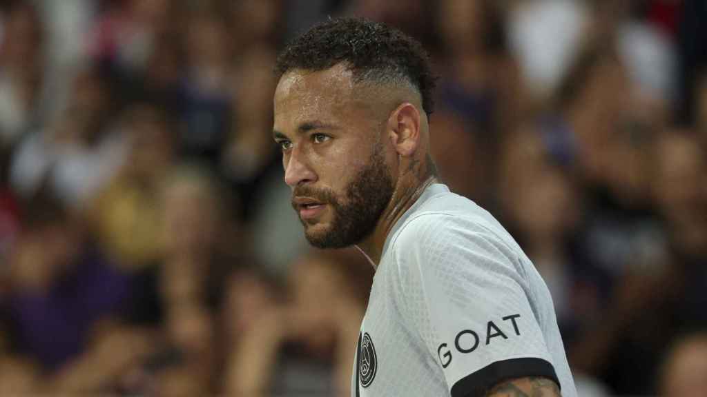 Neymar Jr. en un partido del PSG de la temporada 2022/2023
