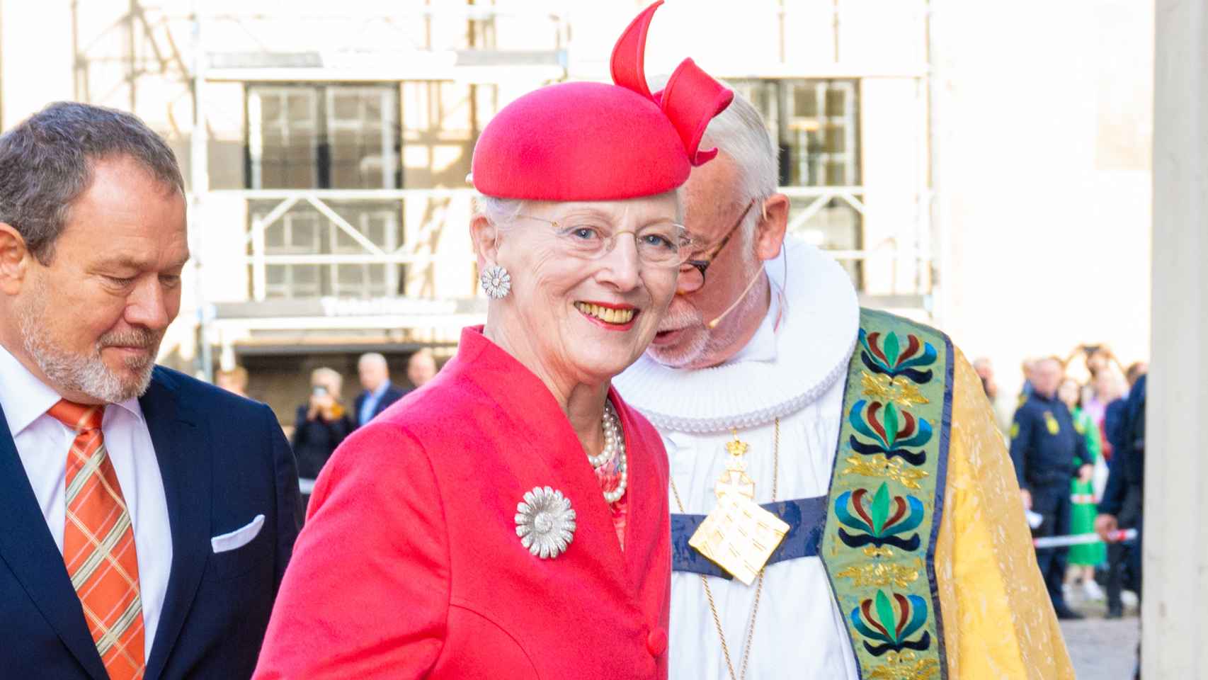 La reina Margarita de Dinamarca.
