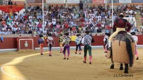 Plaza de toros de Villaseca de la Sagra, donde un novillo de raso de Portillo ha sido premiado