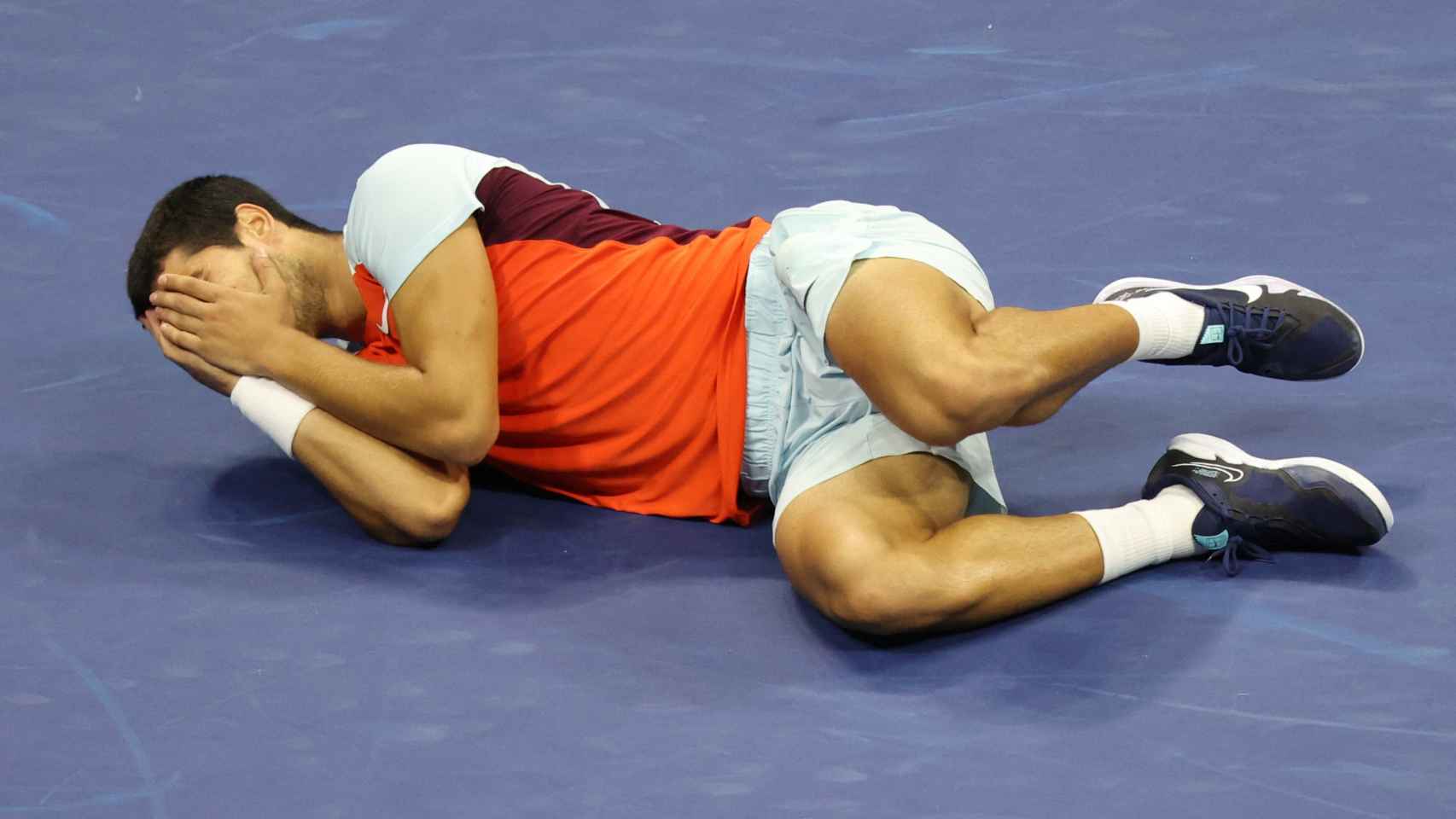 Carlos Alcaraz rompe a llorar tras ganar el US Open