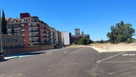 Aparcamiento de la estación de Talavera. Foto: Adif.