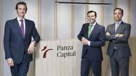 Gustavo Trillo, Ricardo Cañete y Maximiano Pablos, socios fundadores de Panza Capital.