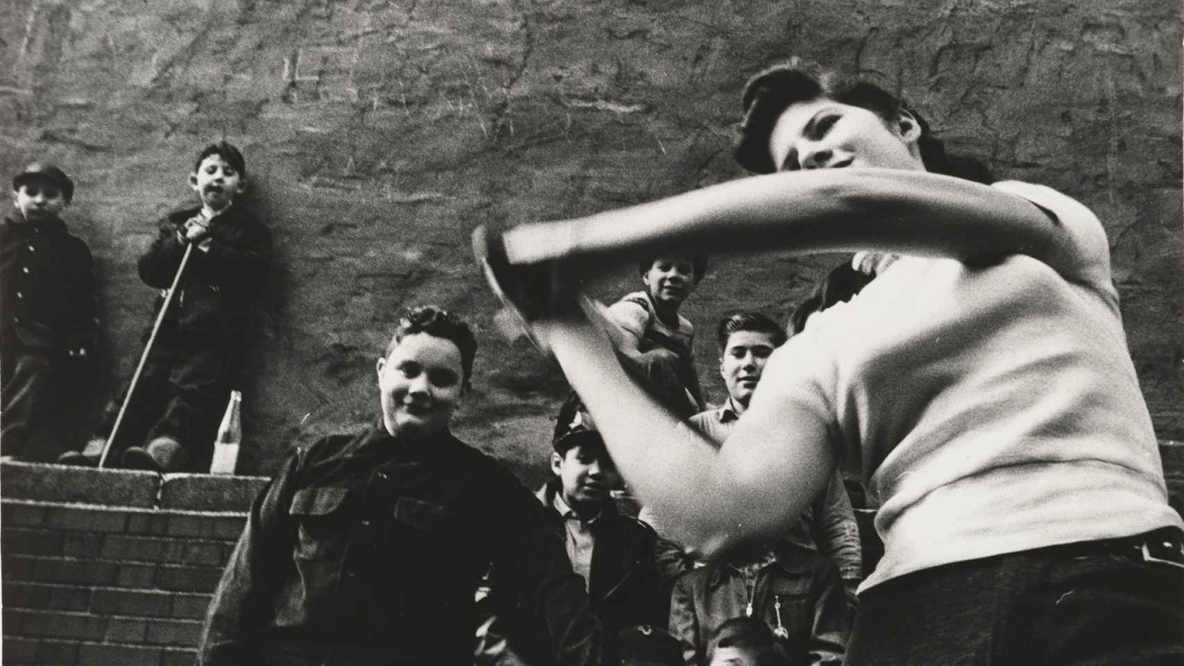 William Klein: 'Stickball Team Portrait, 40th Street between 2nd and 3rd Avenues', 1954-55