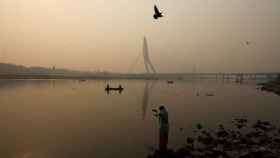 Contaminación en la ciudad india de Nueva Delhi.
