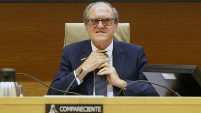 El Defensor del Pueblo, Ángel Gabilondo, este martes en el Congreso de los Diputados.